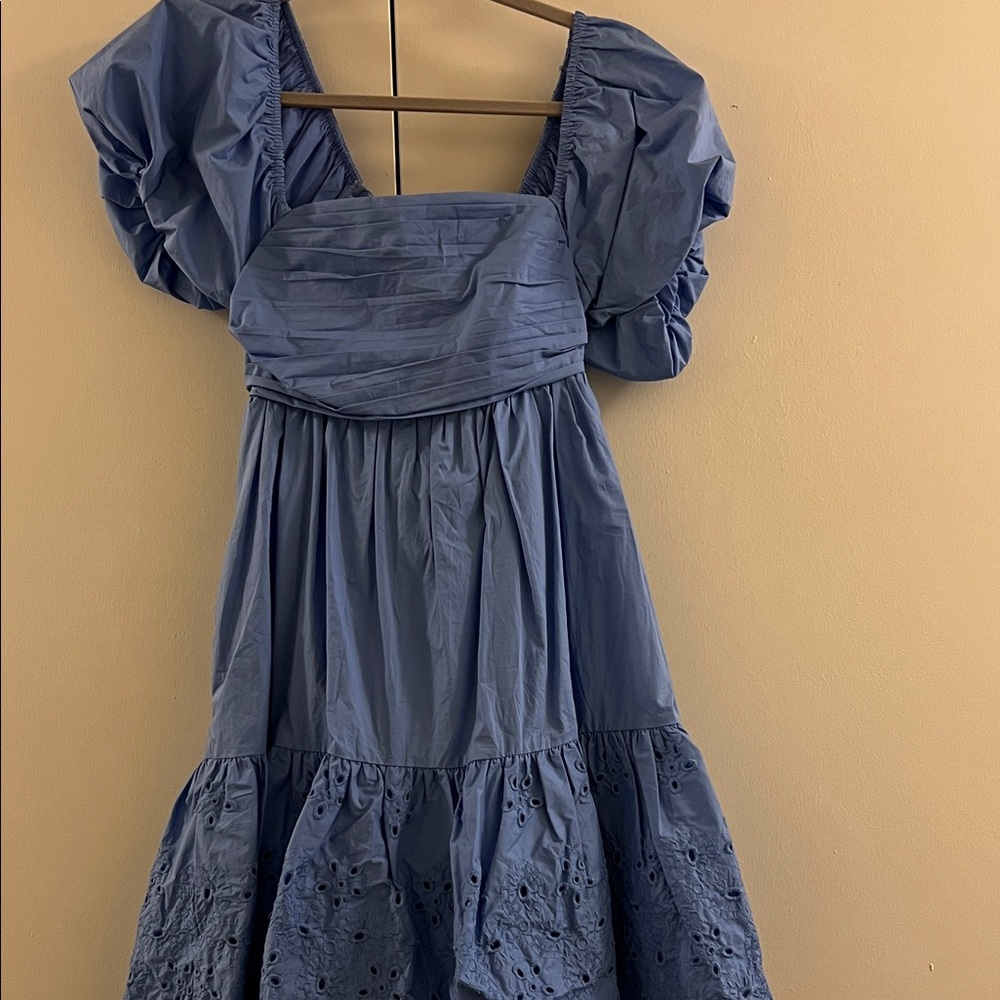 En Saison Blue Midi Dress